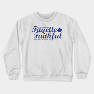 Fayette Faithful White Crewneck Sweatshirt